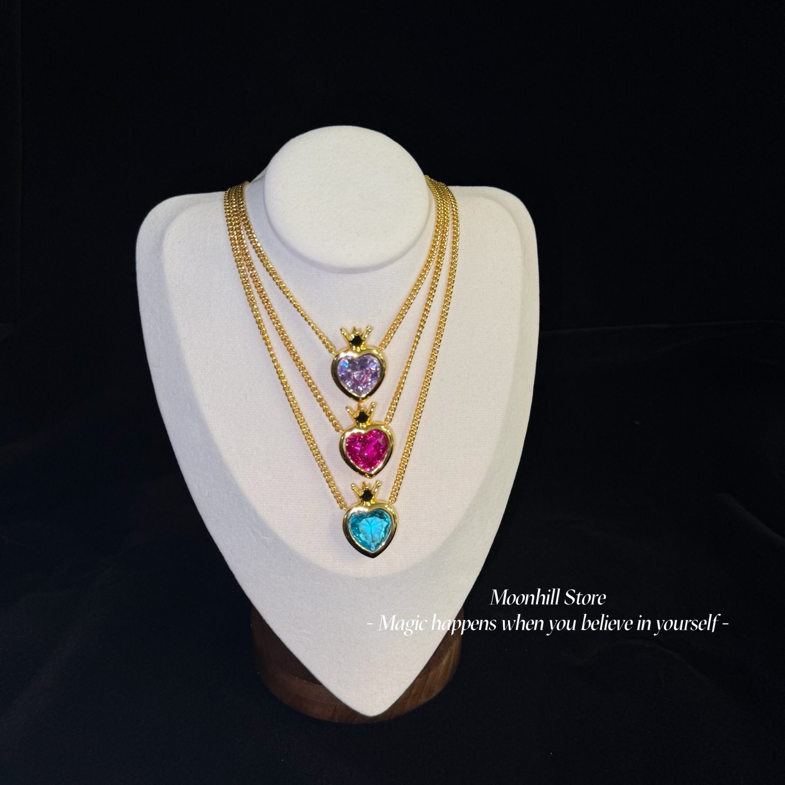 Princess Academy Crown Heart Necklace - Image 6