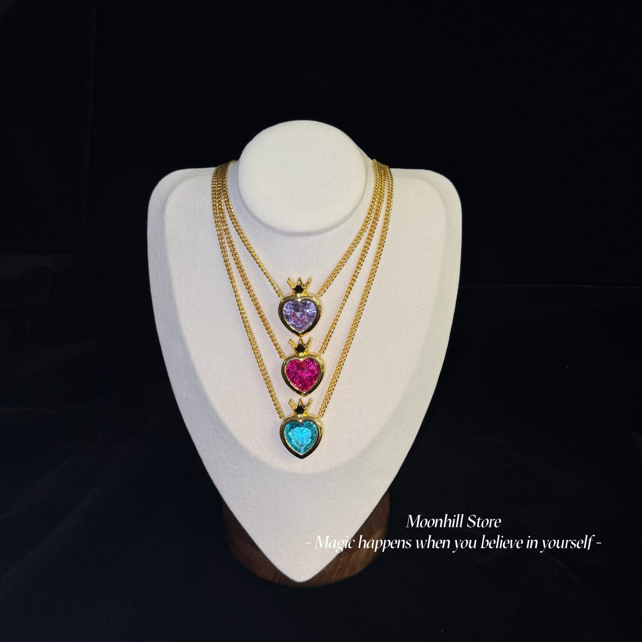 Princess Academy Crown Heart Necklace - Image 8