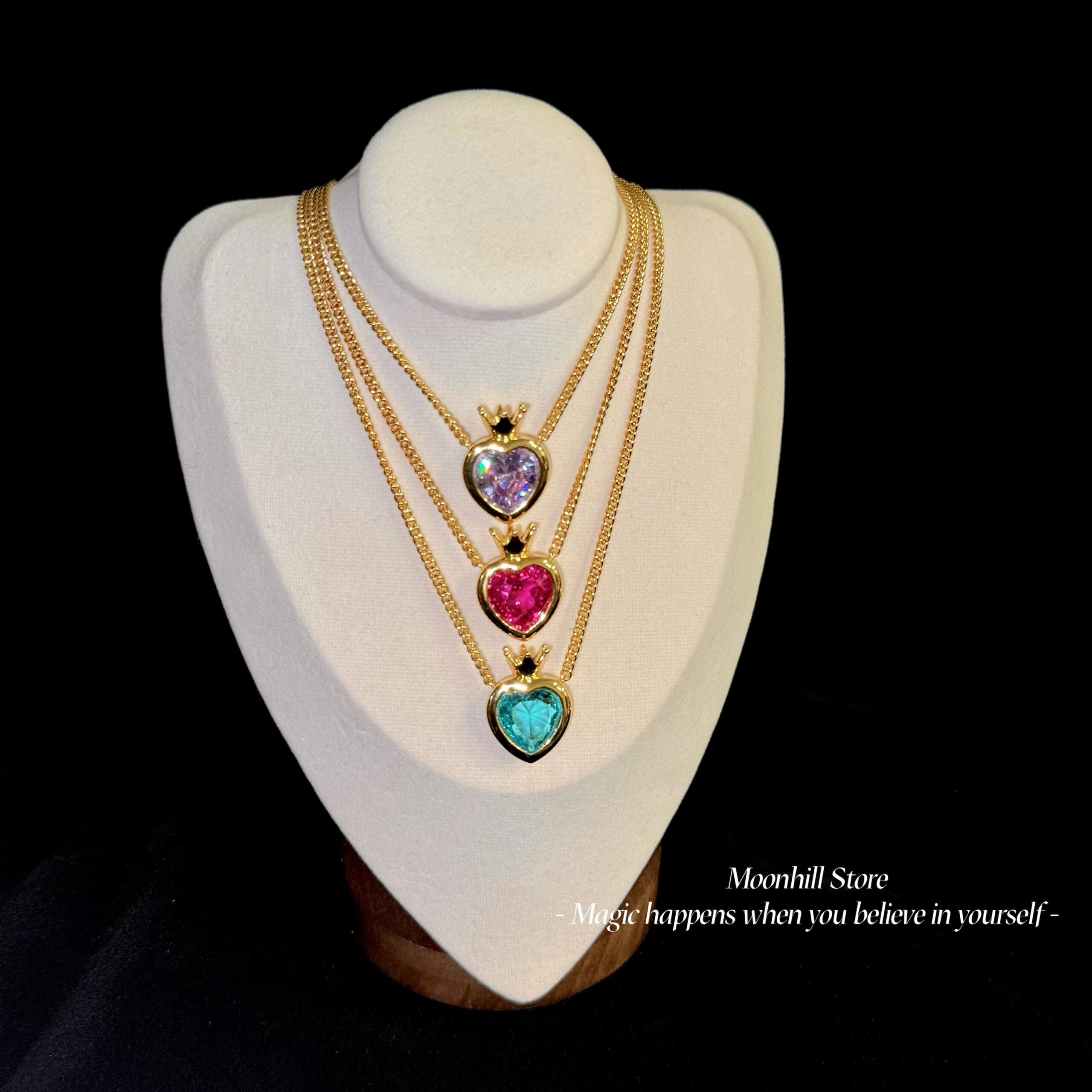 Princess Academy Crown Heart Necklace - Image 10