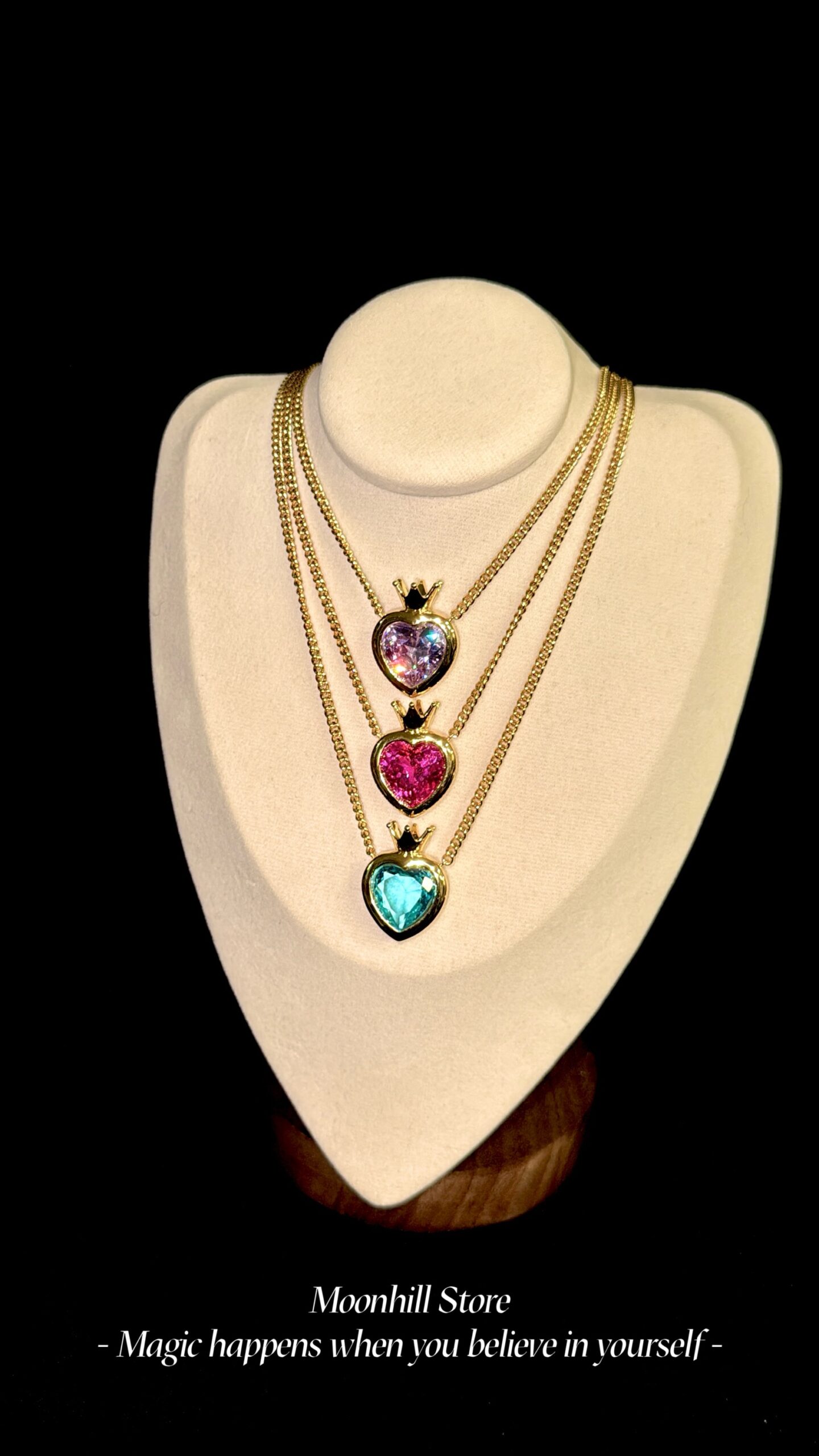 Princess Academy Crown Heart Necklace