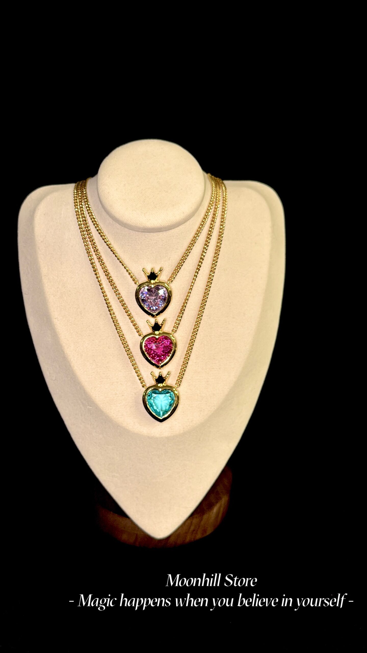 Princess Academy Crown Heart Necklace - Image 2