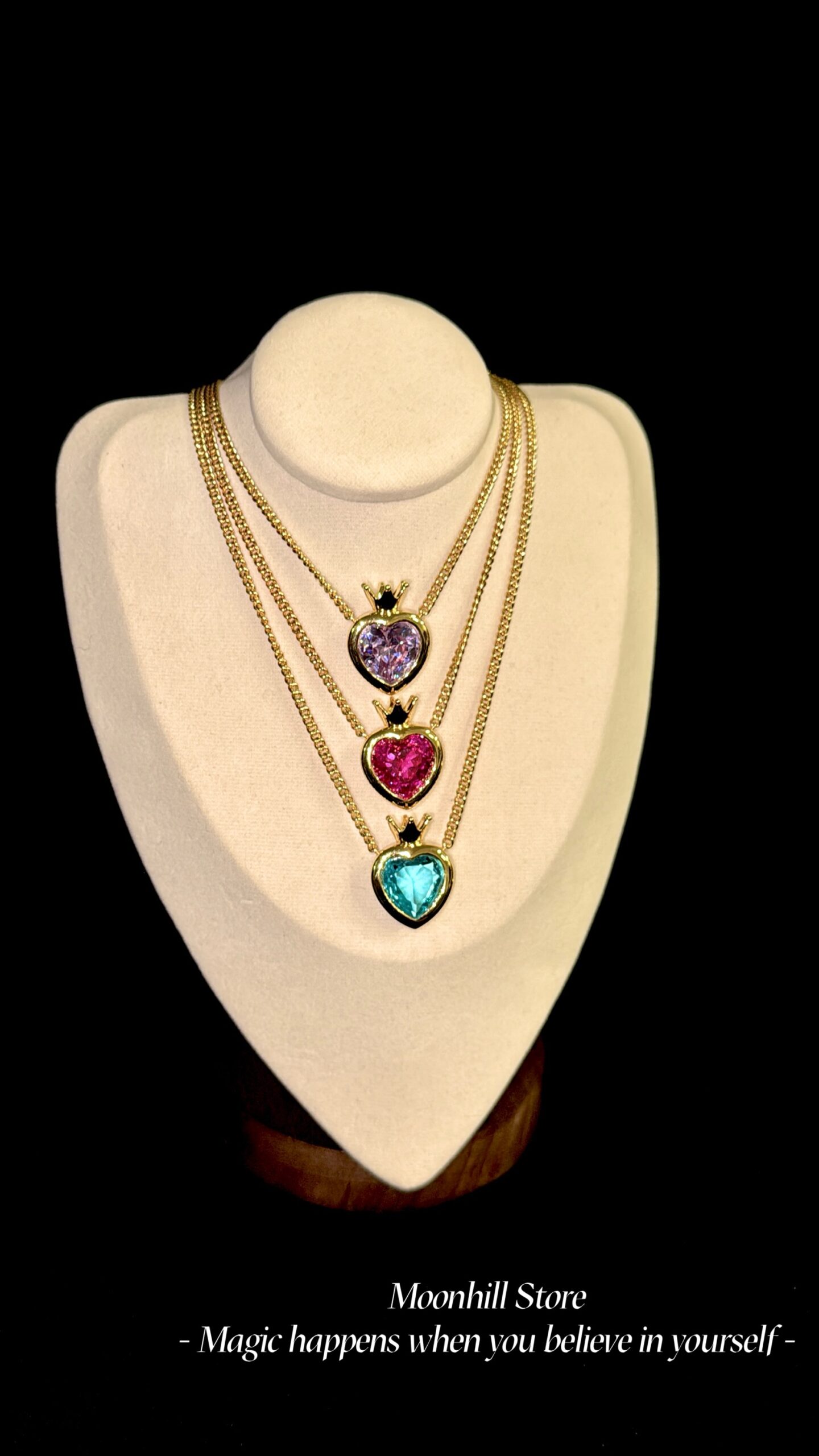 Princess Academy Crown Heart Necklace - Image 3