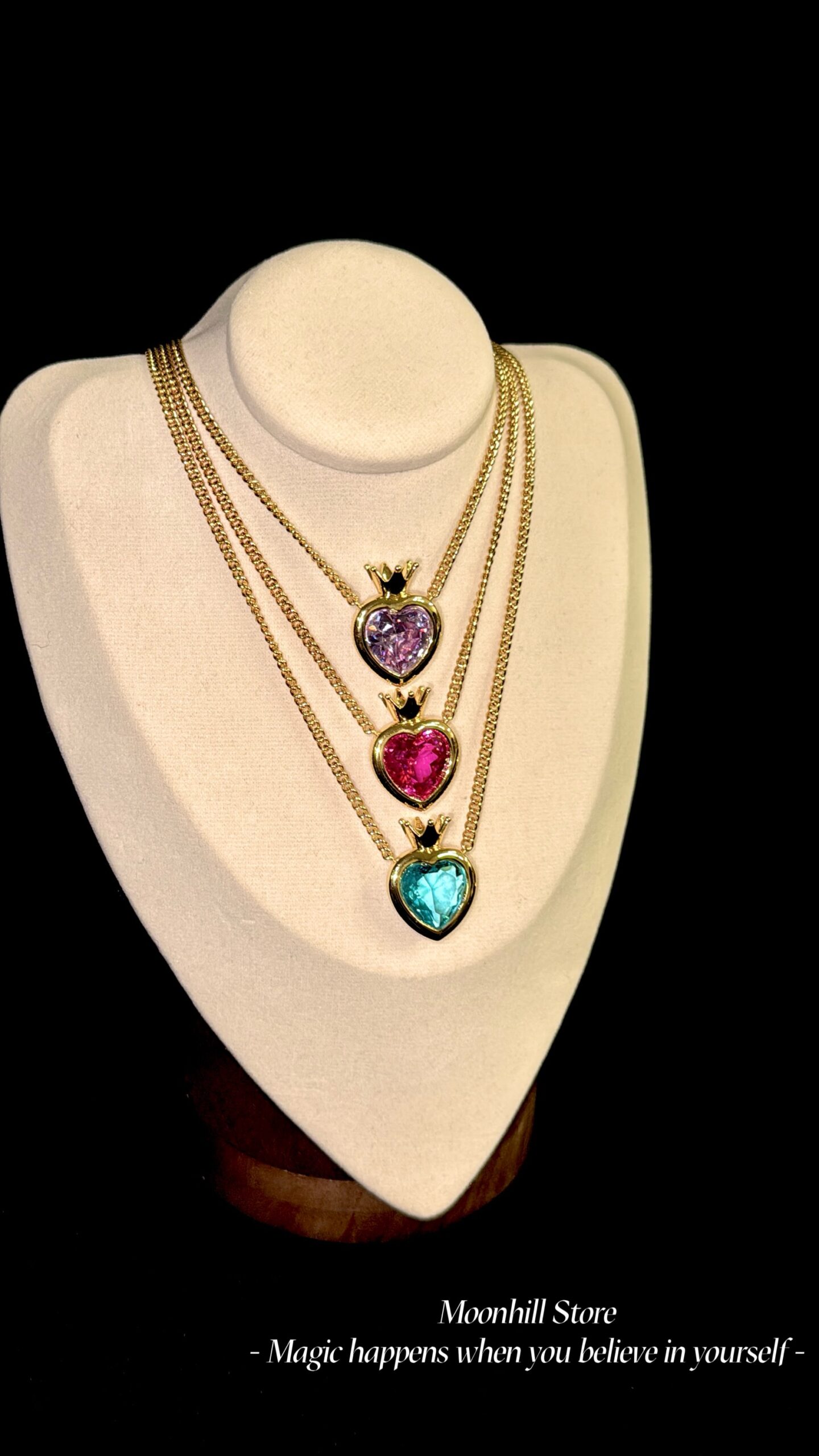 Princess Academy Crown Heart Necklace - Image 4