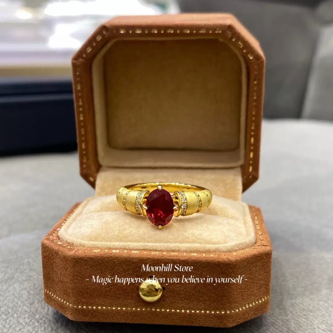 Lab-Created Colored Gemstone Oval 1.5 Carat Ring for Women – S925 Sterling Silver Fine Jewelry - Image 4