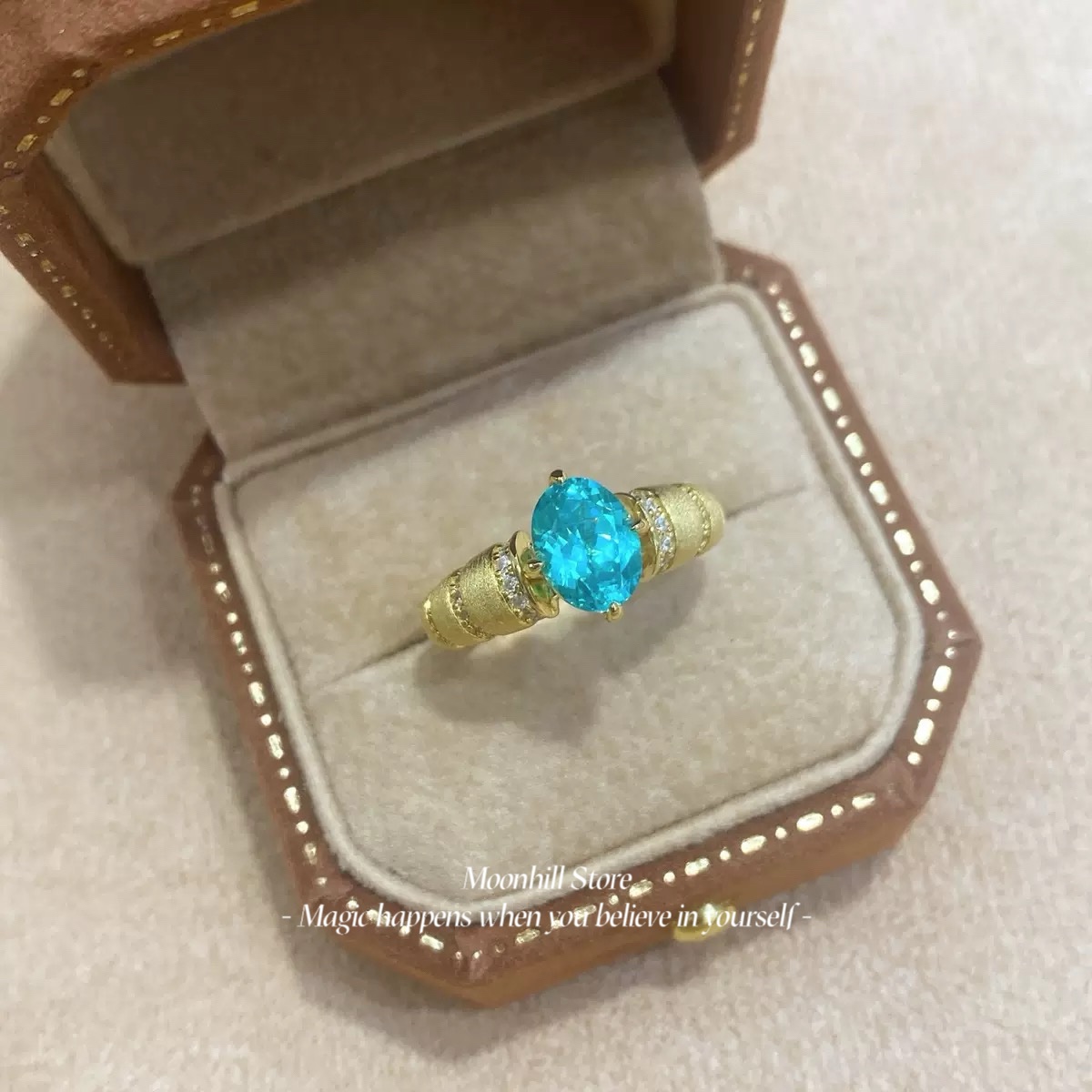 Lab-Created Colored Gemstone Oval 1.5 Carat Ring for Women – S925 Sterling Silver Fine Jewelry - Image 5