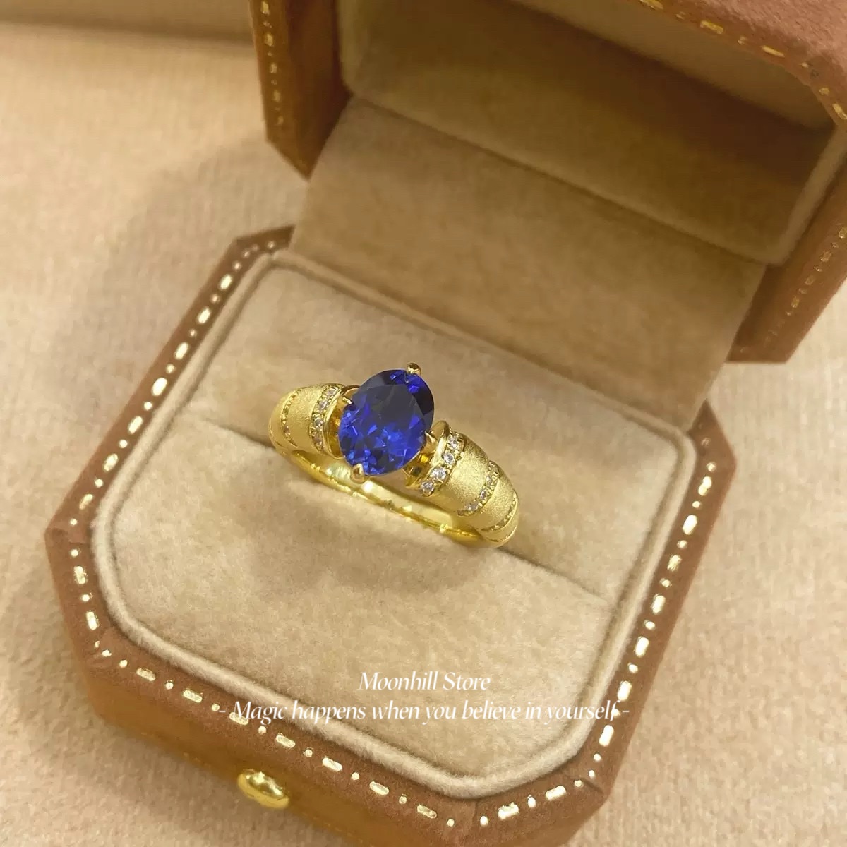 Lab-Created Colored Gemstone Oval 1.5 Carat Ring for Women – S925 Sterling Silver Fine Jewelry - Image 6