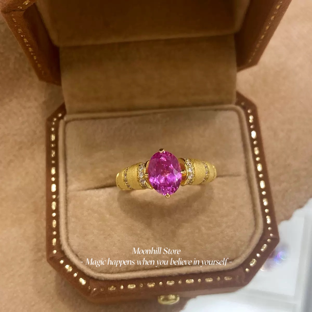 Lab-Created Colored Gemstone Oval 1.5 Carat Ring for Women – S925 Sterling Silver Fine Jewelry - Image 3